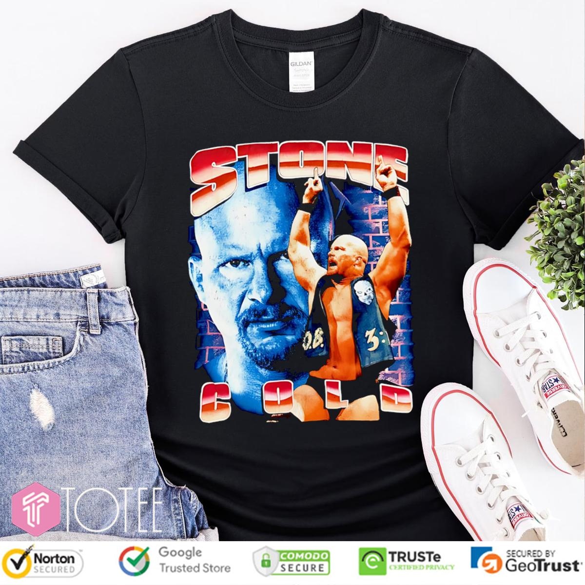 Wwe Stone Cold Steve Austin Graphic Vintage Bootleg T-shirt