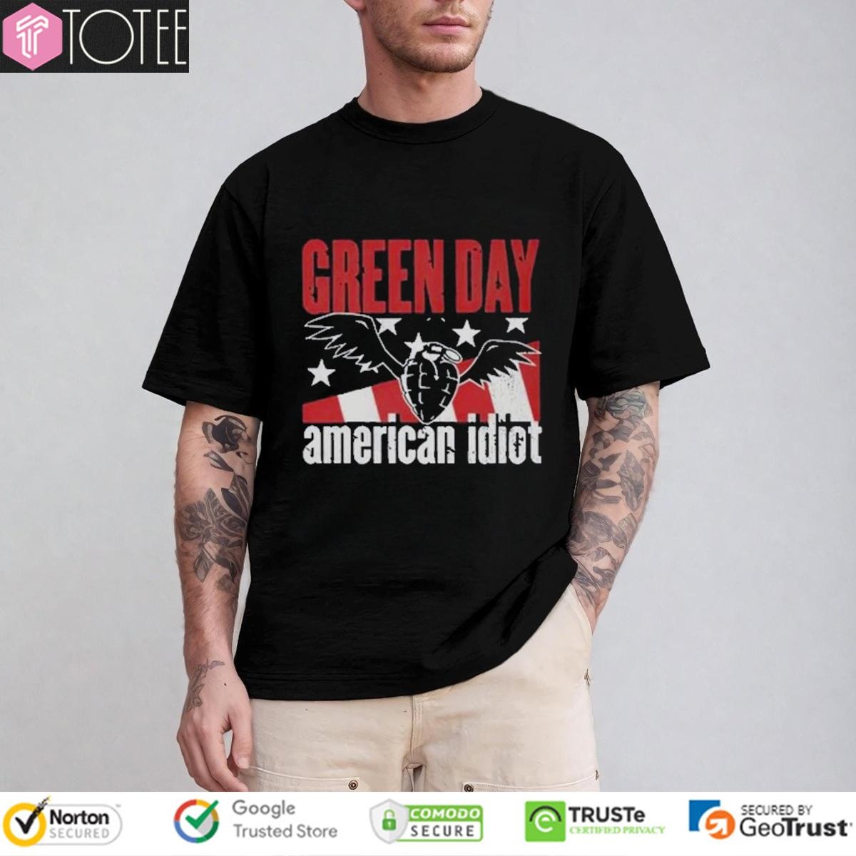 Green Day Band American Idiot T-shirt