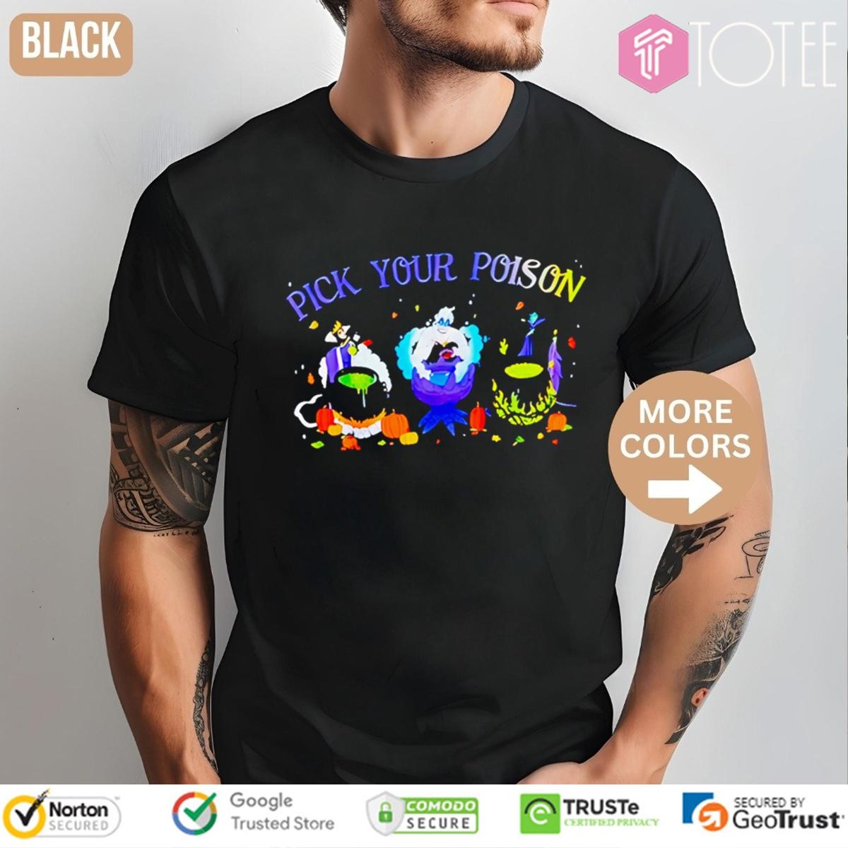 Pick Your Poison Disney Villains T-shirt