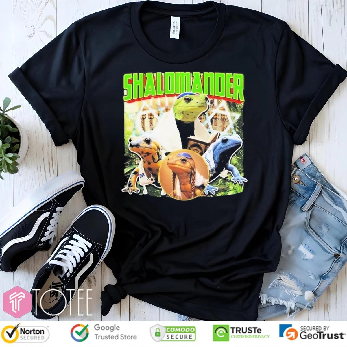 Shalomander Jewish Salamander Vintage Bootleg T-shirt