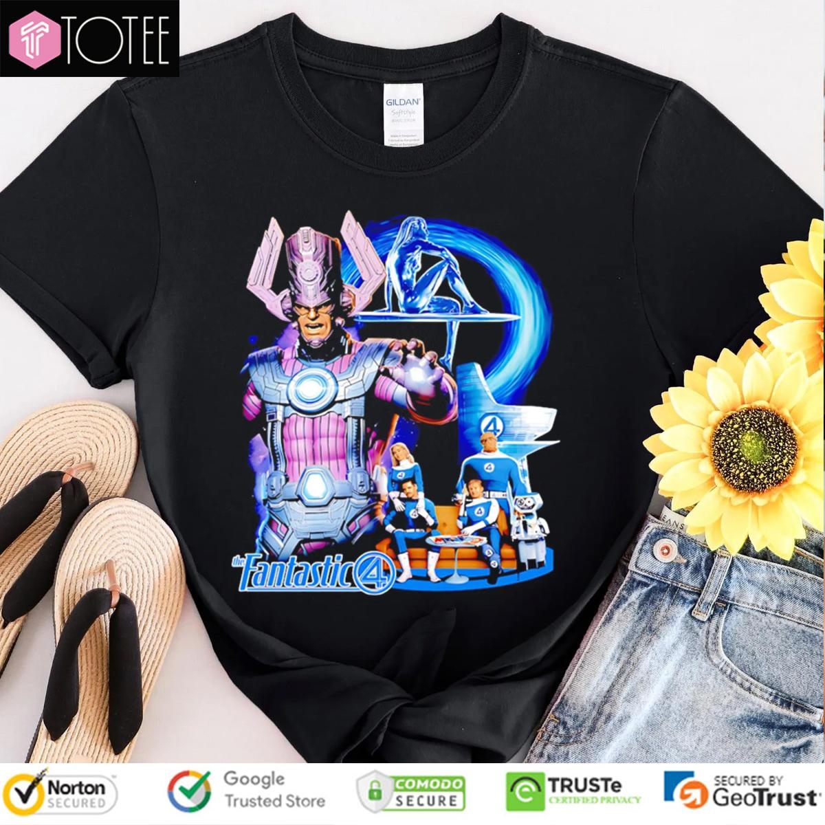 The Fantastic 4 Silver Surfer And Galactus T-shirt
